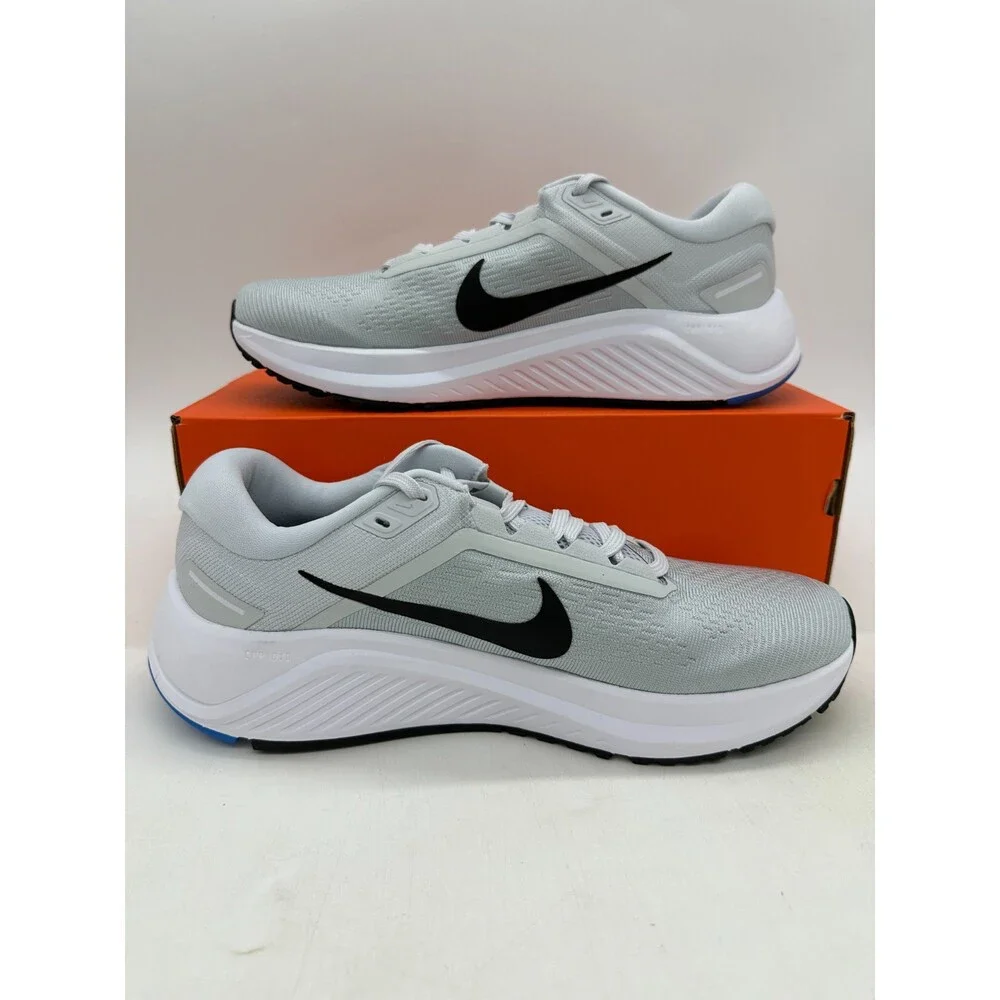 Nike Air Zoom Structure 24 Men's Size 12 Gray White Athletic Shoes DA8535 004
